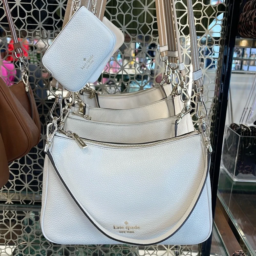Kate Spade Rosie Shoulder Bag With Tech Attachment AirPod
Parchment
NWT - Picture 1 of 16